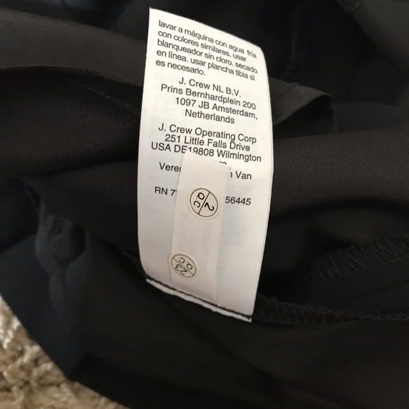 J. Crew Black Shirt Midi Dress Pleated Skirt Glass Buttons - Picture 12 of 13